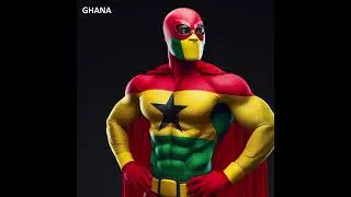 Countries As A Superhero - AI Images Generated