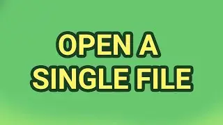Open a single file shortcut key in VLC Player