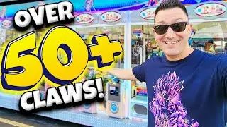 We Played ALL the Claw Machines at The Florida State Fair! (OVER 50+ Machines)