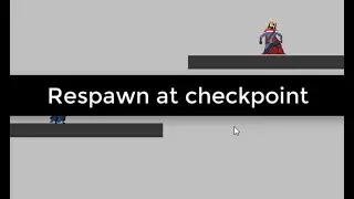 Respawning to checkpoint and restarting scene in unity (Unity 3D/2D tutorial)