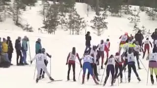 Открытый турнир по лыжным гонкам, посвященный памяти майора милиции В. Пименова.//рп. Ермишь 2016