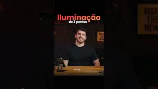 Como fazer a ILUMINAÇÃO DE 3 PONTOS #filmmaker