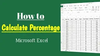 How to Calculate Percentage in Excel Sheet | Easy Excel Formula Tutorial