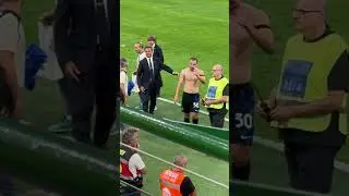 Uscita giocatori Inter Lecce Milano sansiro