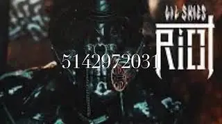 Roblox code- Riot by Lil skies