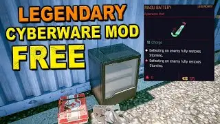 Cyberpunk 2077 - How To Get Legendary Rin3U Battery Mod For Free (Legendary Cyberware Mod)