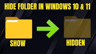 How to Hide Folder in Windows 10 & 11| Step-by-Step Guide to Creating Invisible Folders