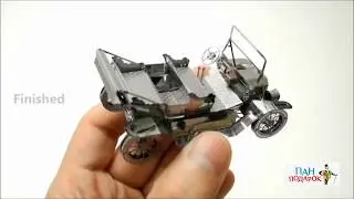 Металлический 3D конструктор-пазл