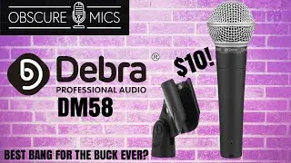 Is This The Best Shure SM58 Clone?  The Debra DM58 I Got For $9.50!?