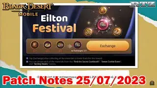 PATCH NOTE 25 JULI 2023 - Black Desert Mobile Indonesia