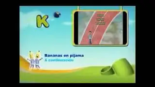 Discovery Kids Latinoamérica créditos VelozMente + a continuación Bananas en pijama intro