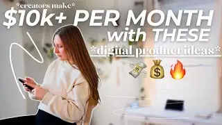 4 digital products that can make you 10K PER MONTH in 2024 💵