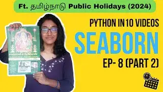 Python in 10 videos: Data Visualization with Seaborn| Python Data Analysis | [Ep-8 part 2] #tamil