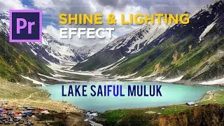Shine / lighting effect on Text  & object in Adobe Premiere pro