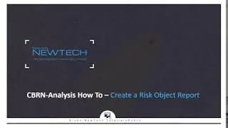 10 How to create a Risk Object