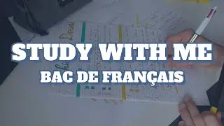 STUDY WITH ME - Une fiche pour le Bac !