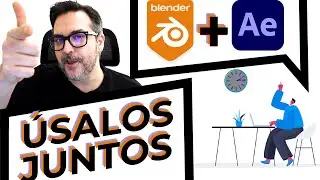 MODELA un reloj en BLENDER y úsalo en AFTER EFFECTS