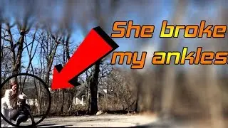 MY GIRLFRIEND CROSSED ME OVER! *IRL BASKETBALL*