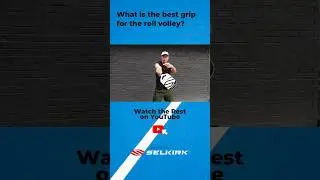Pickleball Tip - What is the best grip for the backhand roll volley?