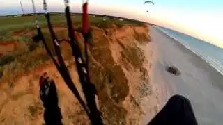 Sunset flight in Lökken