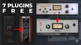 ¡7 PLUGINS GRATIS que DEBES TENER! // Sintetizadores, Guitarra, PreAmp, compresor y ecualizador FREE