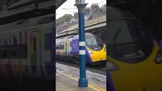 Avanti west coast class 390 pride livery passes Oxenholme Lake District 