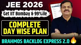 JEE 2026 : Get IIT Bombay & 99%ile 💪🏻⚡| Topper Timetable for every Student | AIR 100 Confirmed 🔥