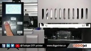 How to adjust "Wiper-Hight" for Todojet A3 DTF printer.