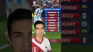 NUEVO RANKING FIFA! #rankingfifa #seleccionargentina #copaamerica #messi #futbol