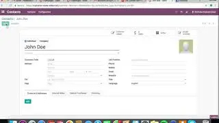 Odoo - Customer Code