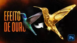 EFEITO DE OURO no Photoshop!