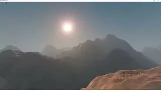 OpenGL procedural terrain - snowy mountains - tessellation shaders