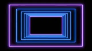 Frame animated free, Neon Light Frame no copyright, animated border, glowing frame, frame video 50
