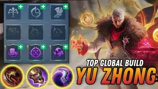 YU ZHONG EMBLEM AND BUILD 2023 | YU ZHONG BEST BUILD 2023 - MOBILE LEGENDS