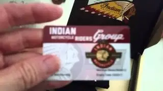 OPENING THE INDIAN MOTORCYCLE WELCOME PACK | 