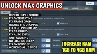 GFX TOOLS UNLOCK MAX GRAPHICS IN CALL OF DUTY MOBILE