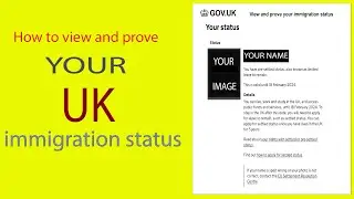 How to view and prove your immigration status in UK
