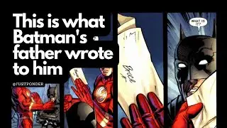 This is what Batman's father wrote to him (entire letter revealed) ✉️⚡