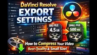 DaVinci Resolve Export Settings | How to compress your video