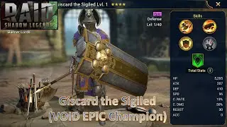 [*/\*] RAID: Shadow Legends - Unlocking Giscard the Sigiled (EPIC VOID Champion)