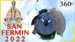 San Fermin  encierro  en 360º