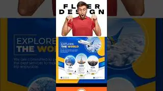 Flyer Design illustrator 