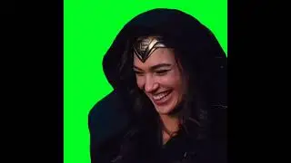 wonder woman green screen, free to use