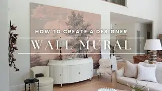 Hanging A Wall Mural | DIY Tips on How To Install Wall Murals | Ashley Childers