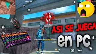 ASÍ SE JUEGA FREE FIRE EN PC💪👿 /TheLuis21