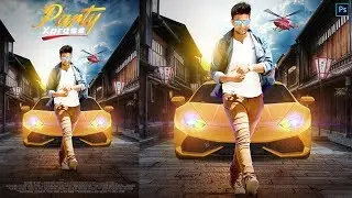 Movie Poster Editing Bollywood Style ||Speed Art|| Photoshop Tutorial || Vishal Rana
