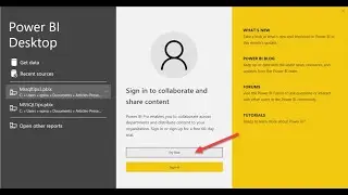 PowerBI service Free accont creation without providing payment methods