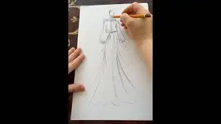 Экиз набросок | Quick sketch in Modest Fashion Style#modestfashion#fashionillustration#modesty#draw