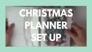 TN PLANNER SET UP // Pastel Christmas!