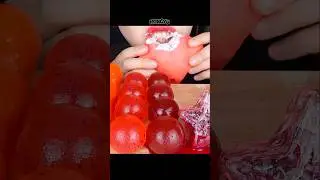 빨간색 음식 모음 RED DESSERTS #asmr #shorts #mukbang #asmr #food #satisfying #eating #candy